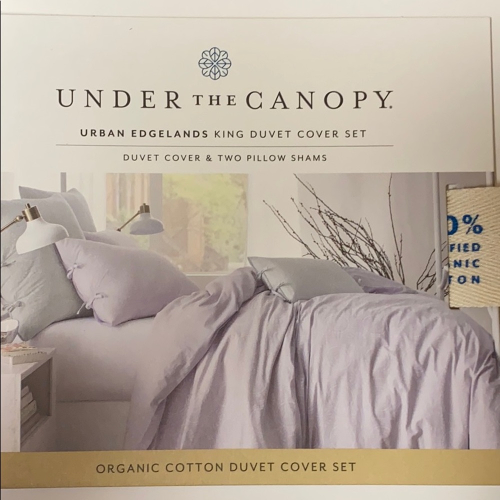 Under the Canopy 3 piece Duvet Cover- King
